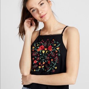 Twik Floral Embroidery Cami NWT